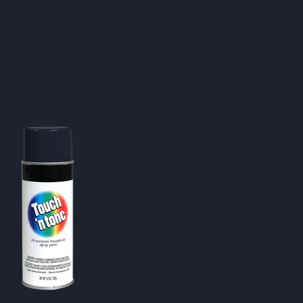 Photo of 10 oz Touch 'N Tone Flat Black Spray Enamel