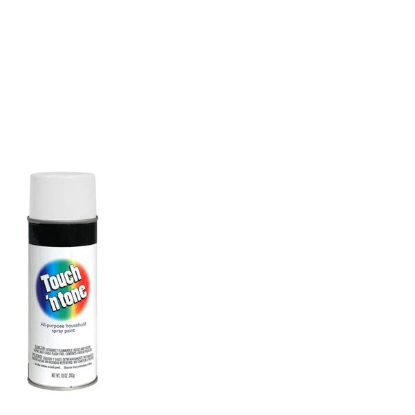 Photo of 10 oz Touch 'N Tone Flat White Spray Enamel