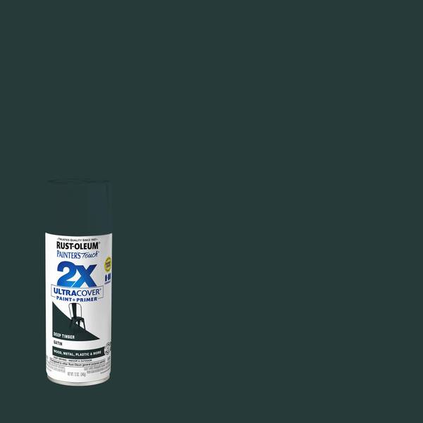 Photo of 12 oz Painter's Touch 2X Ultra Cover Satin Deep Timber Spray Paint