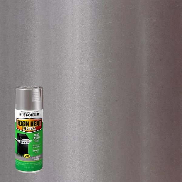Photo of 12 oz High Heat Ultra Silver Spray Paint