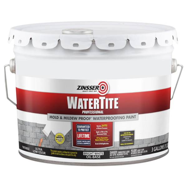Photo of 3 Gal WaterTite Professional Mold & Mildew Proof Waterproofing Paint