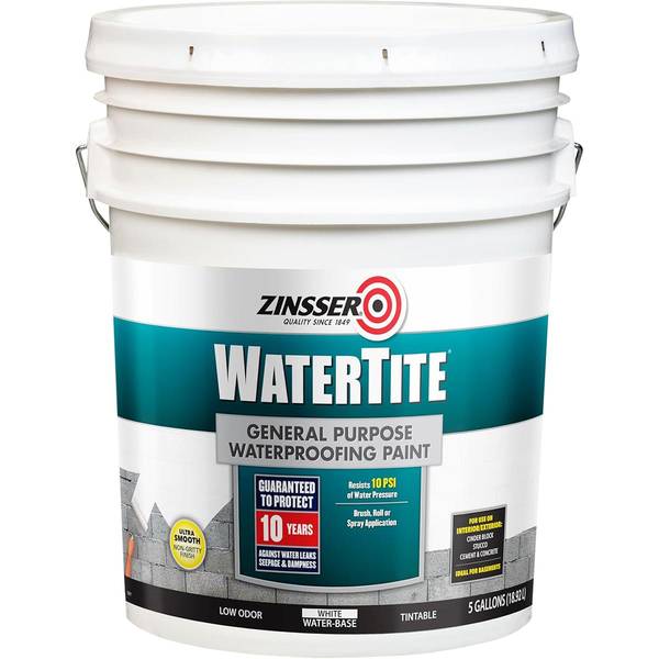 Photo of 5 Gal WaterTite Matte General Purpose Waterproofing Paint