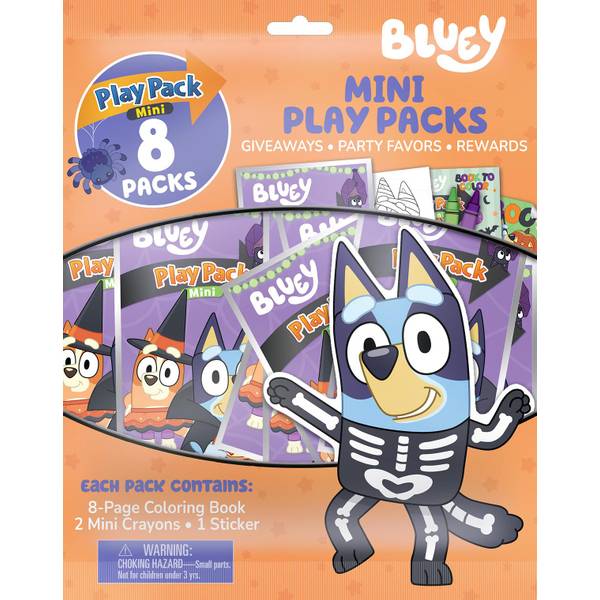 Photo of Halloween Bluey 8-Pack Mini Grab & Go Play Packs