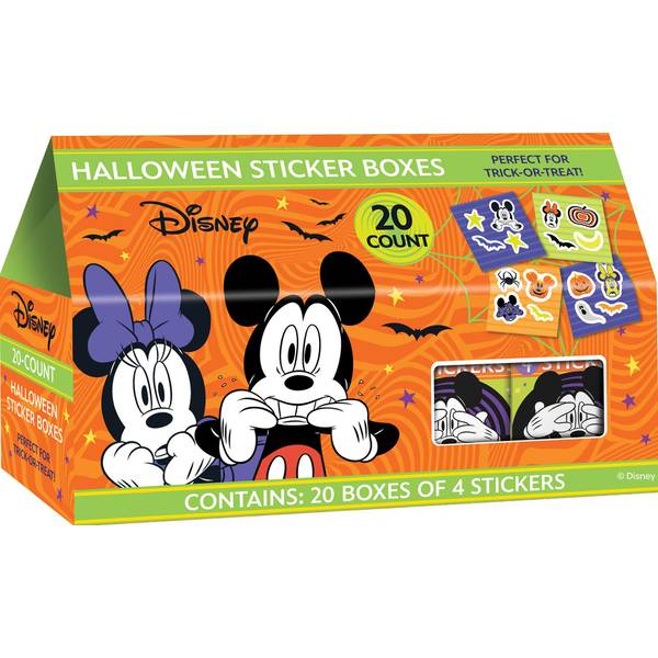 Photo of Mickey & Friends 20 Count Halloween Sticker Box