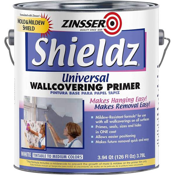 Rustoleum 02501 1 Gallon White Shieldz Universal Wallcovering Primer