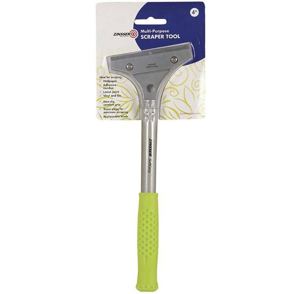 Photo of 4" SoftGrip Long Handle Multi-Purpose Scraper Tool