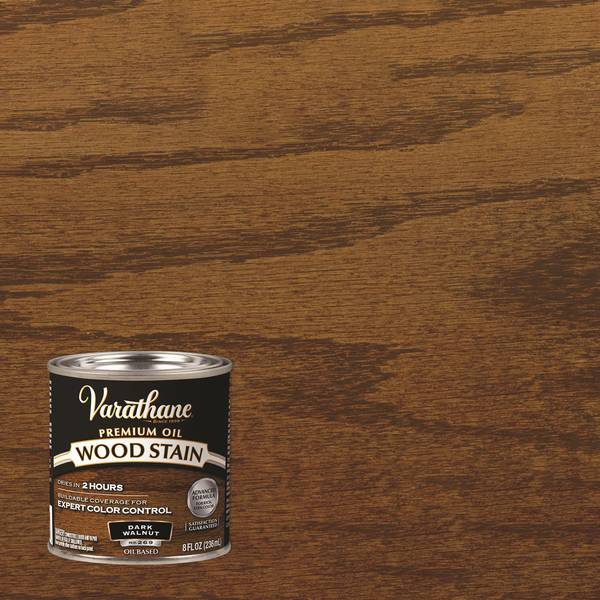 Photo of 8 oz Premium Dark Walnut Oil-Based Interior Wood Stain