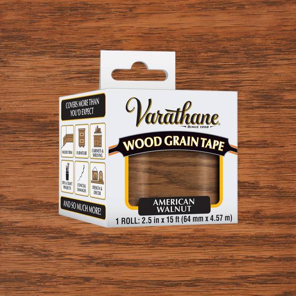 Photo of 4 Pack American Walnut Wood Grain Tape