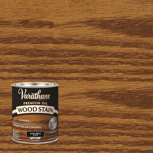 Photo of 1 Qt Premium Golden Oak Oil-Based Interior Wood Stain