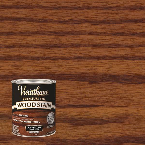 Varathane 1 Quart Premium American Walnut Oil-Based Interior Wood Stain