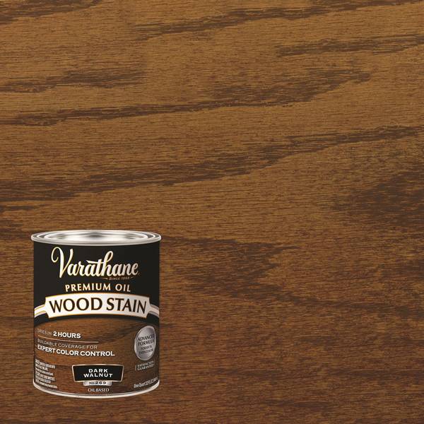 Photo of 1 Qt Premium Dark Walnut Oil-Based Interior Wood Stain