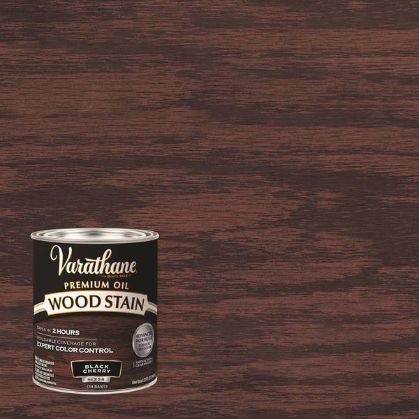Photo of 1 Qt Premium Black Cherry Oil-Based Interior Wood Stain