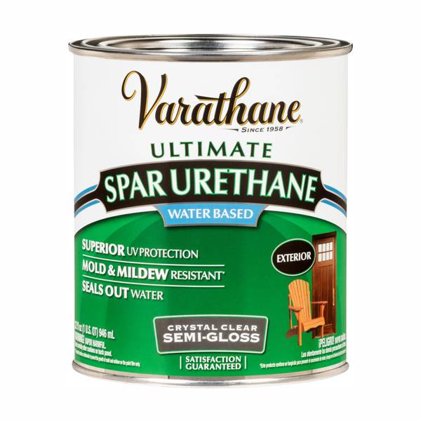 Photo of 1 Qt Ultimate Semi-Gloss Water-Based Exterior Spar Urethane