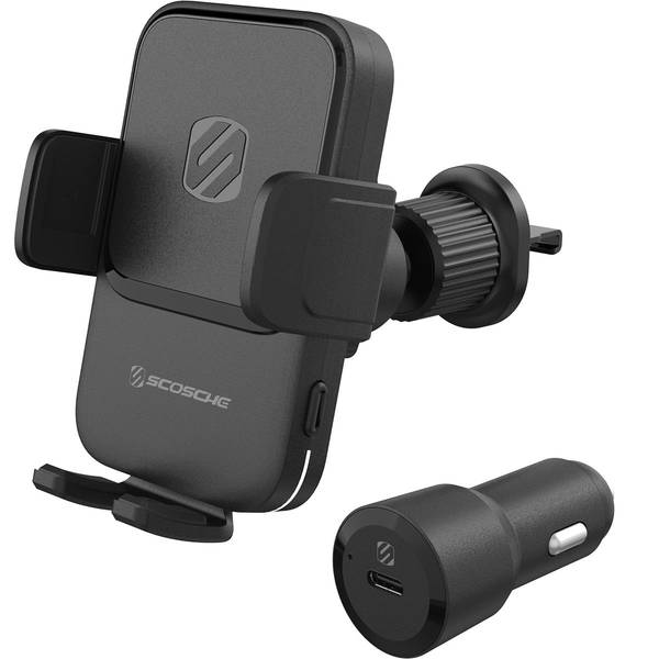 SCOSCHE 2-in-1 Auto-Grip Qi Wireless Charging Mount for Vent