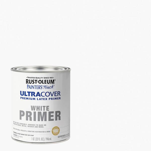 Photo of 1 qt Painter's Touch Ultra Cover Flat White Primer