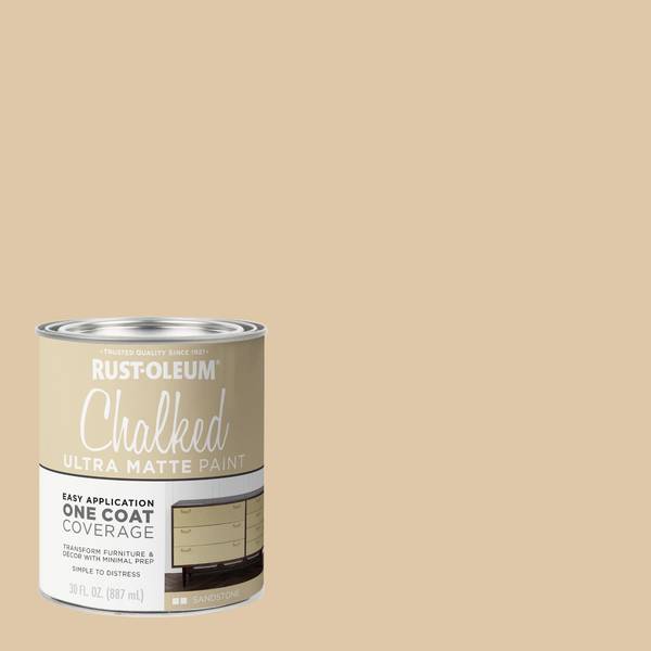 Photo of 1 qt Chalked Ultra Matte Sandstone Paint