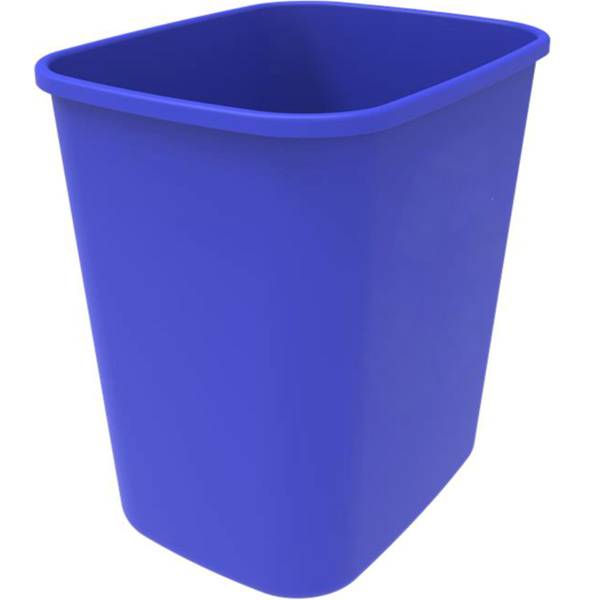 Photo of Recycling Wastebasket Blue, 7.7 Gal