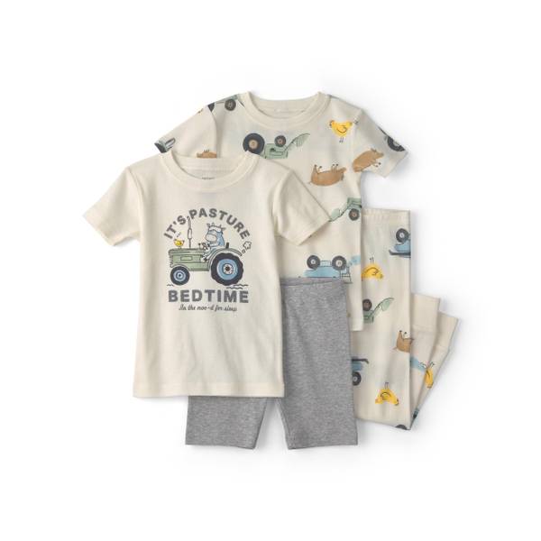 Photo of Infant Boy's Farm 4-Piece Pajama Set