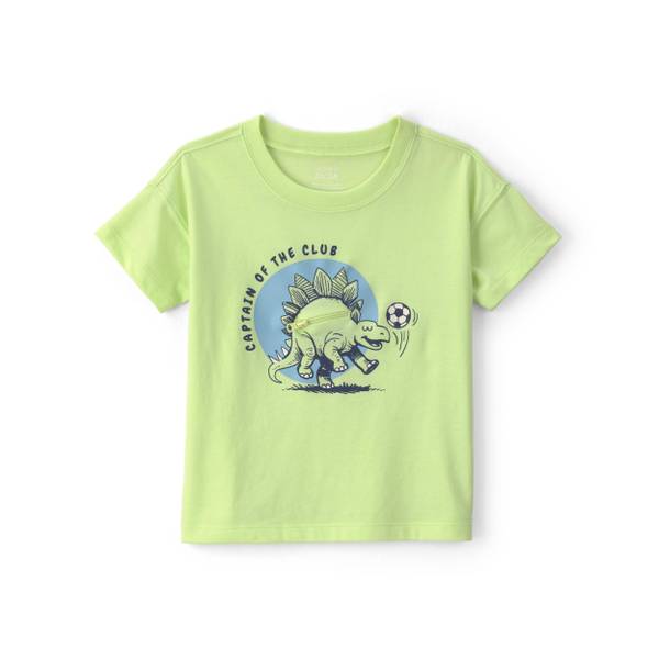 Photo of Toddler Boy's Captain Of The Club Dinosaur Graphic Tee