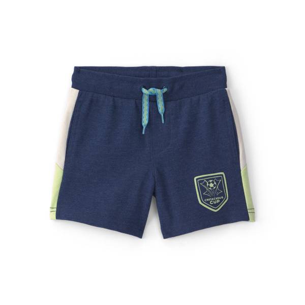 Photo of Toddler Boy's Dinosaur Soccer French Terry Shorts