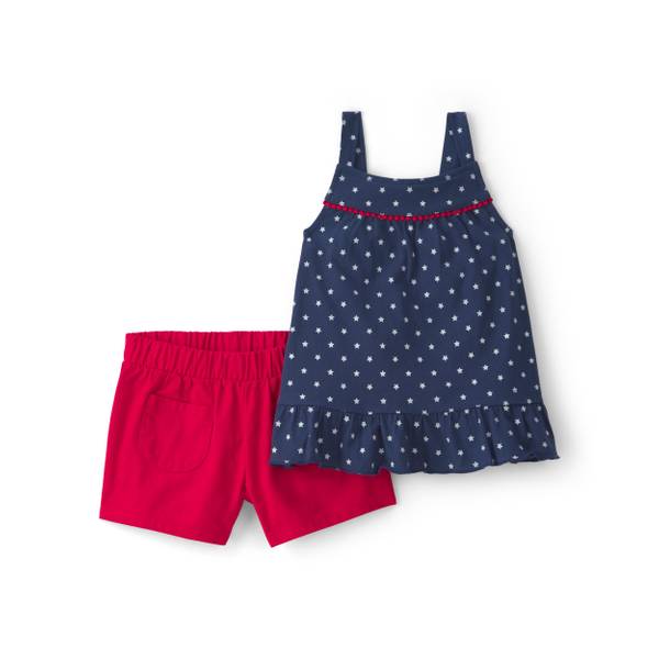 Photo of Toddler Girl's 2-Piece Star Tank Top and Short Set