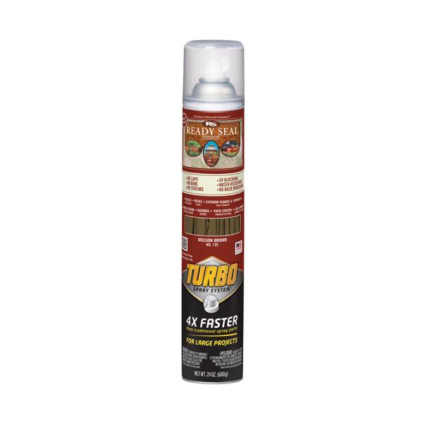 Photo of 24 oz Mission Brown Exterior Wood Stain Turbo Spray