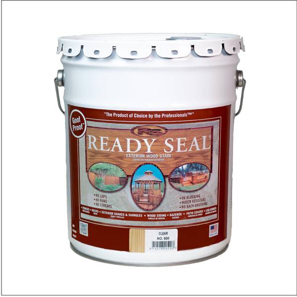 Photo of 5 Gal Semi-Transparent Clear Exterior Wood Stain and Sealer