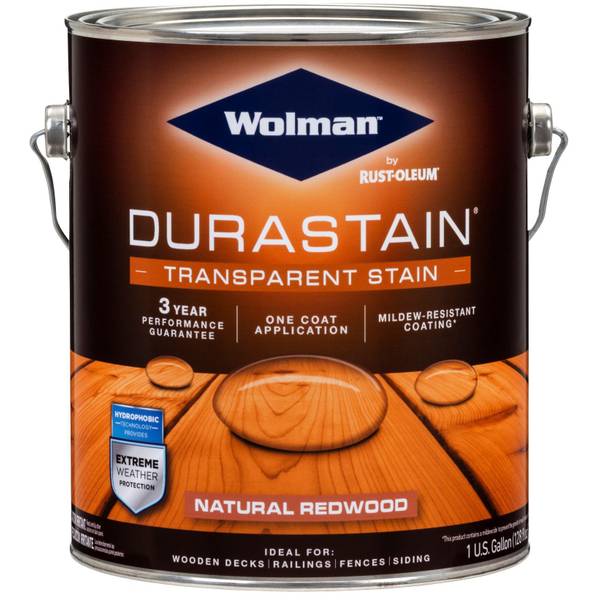 Photo of 1 Gal DuraStain Transparent Natural Redwood Stain