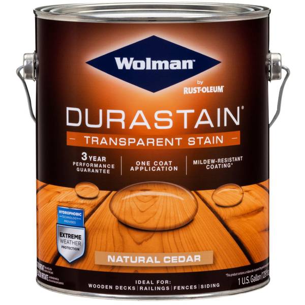 Wolman 1 Gal DuraStain Transparent Natural Cedar Stain - 288337