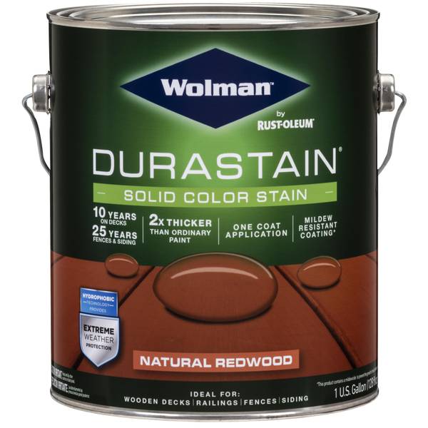 Photo of 1 Gal DuraStain Natural Redwood One Coat Solid Stain