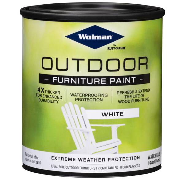 Photo of 1 Qt DuraStain Outdoor Furniture Flat White Exterior Wood Paint