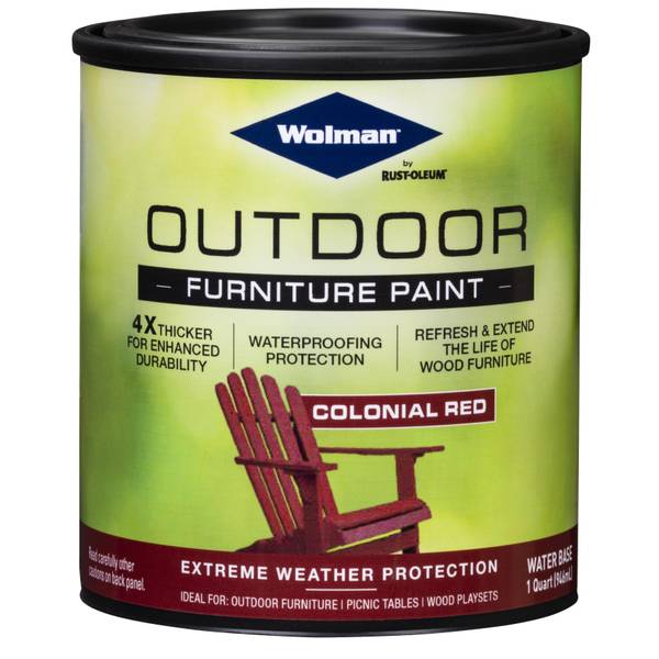 Photo of 1 Qt DuraStain Outdoor Furniture Flat Red Exterior Wood Paint
