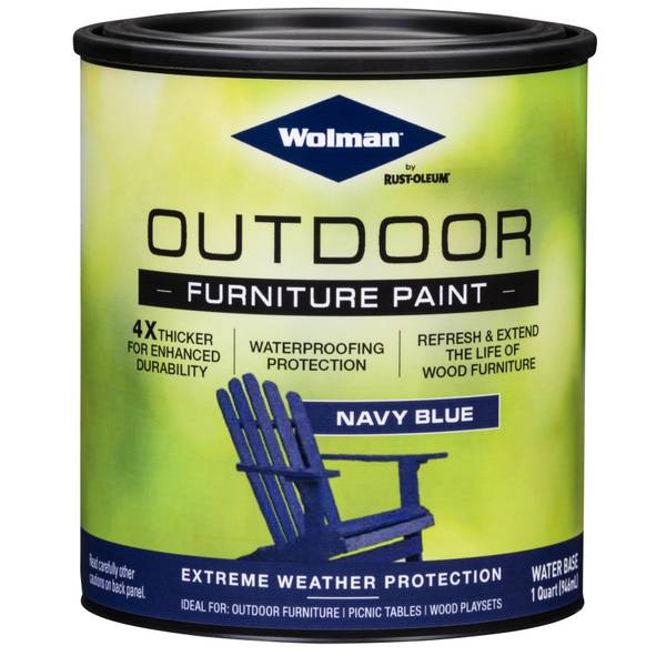 Photo of 1 Qt DuraStain Outdoor Furniture Flat Navy Exterior Wood Paint