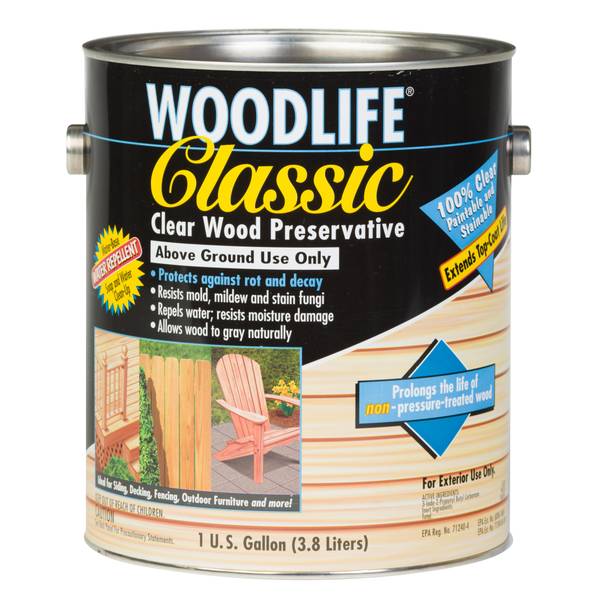 Photo of 1 Gal Woodlife Classic Clear Wood Preservative