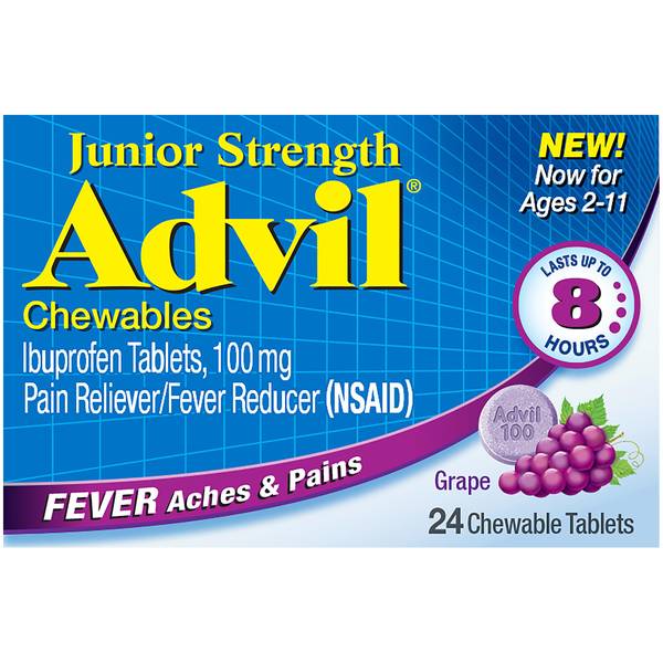 Photo of Junior Strength Chewables in Grape, 24-Count