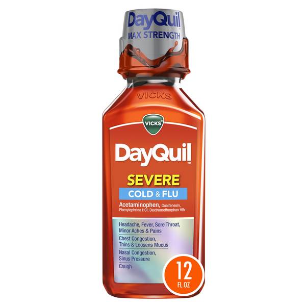Photo of SEVERE Cold & Flu, Over-the-Counter Medicine, 12 oz