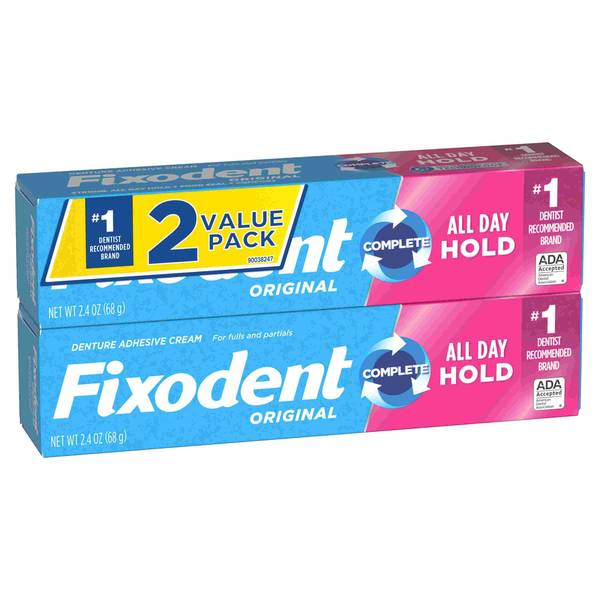 Photo of Fixodent Original Secure Denture Adhesive 2.4oz (Twin Pack)