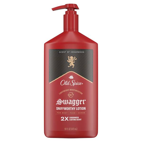 Photo of Old Spice Hand and Body Lotion, 24/7 Moisturization, Swagger, 16oz