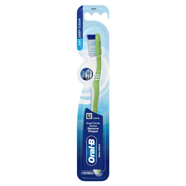 Photo of Oral-B Toothbrush Dual Clean, Soft, 1 Count