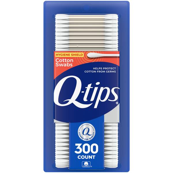 Photo of QTIPS HYGIENE SHIELD COTTON SWABS - 300 CT