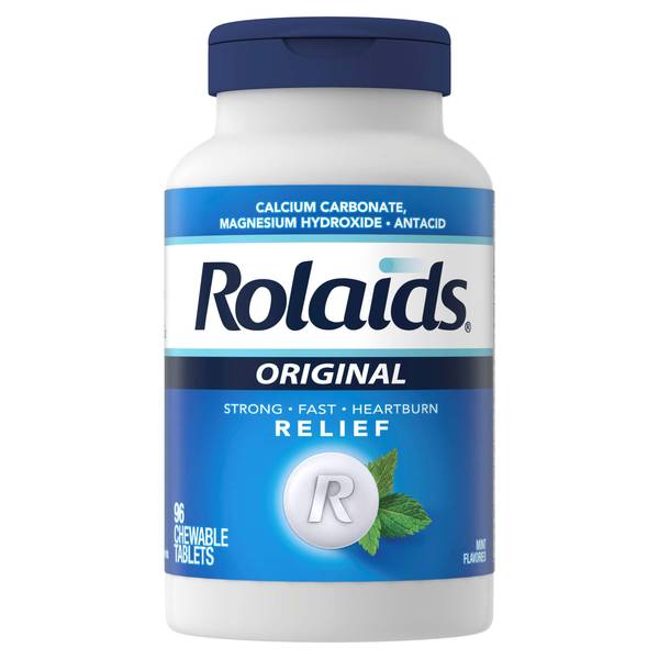 Photo of Rolaids Original Strength, 96 Chewable Tablets, Mint