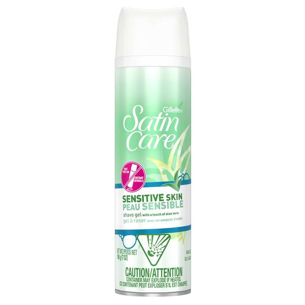 Photo of Gillette Venus Satin Care Sensitive Skin Shave Gel, Shaving Cream for Women, 7 oz