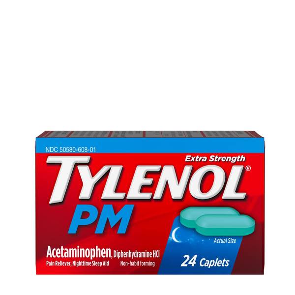 Photo of Tylenol PM Extra Strength Caplets, 24 Count