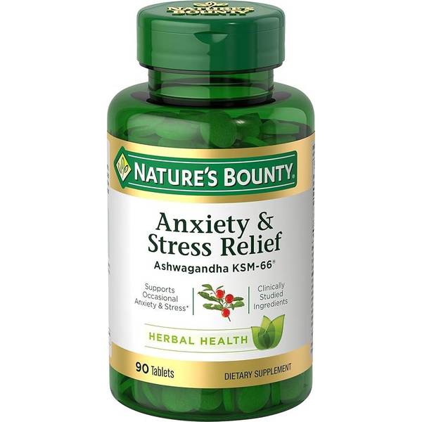 Photo of Nature's Bounty Stress Relief, Ashwagandha 90ct