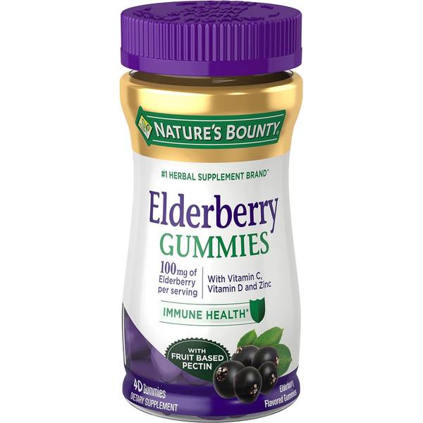 Photo of Nature's Bounty Elderberry Gummies 40ct