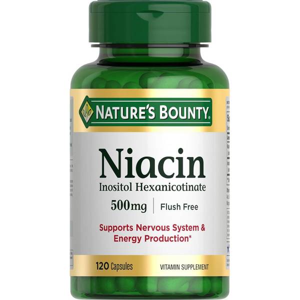 Photo of Nature's Bounty Niacin 500mg 120ct
