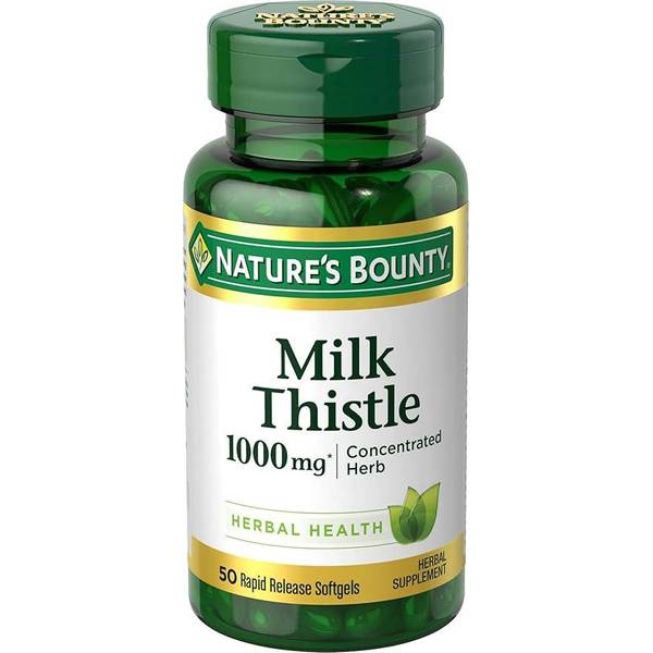 Photo of Nature's Bounty Milk Thistle 1000mg, 50ct