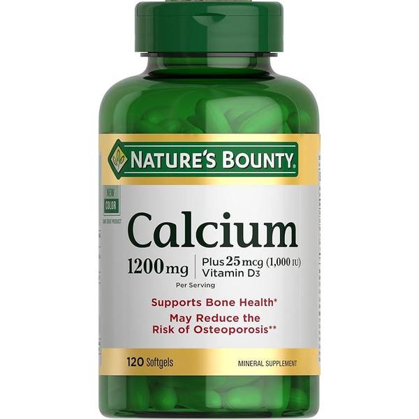 Photo of Nature's Bounty Calcium 1200 mg 120ct