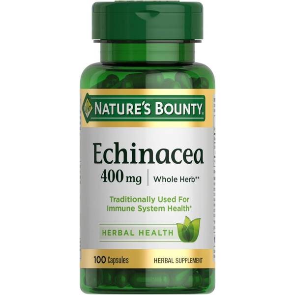 Photo of Nature's Bounty Echinacea, 400mg, 100 Capsules
