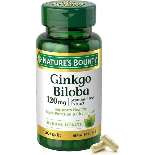 Photo of Nature's Bounty Ginkgo Biloba Capsules 120mg